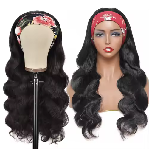 Headband Wig Human Hair Body Wave Wig 180% Density Remy Human Hair Wigs For Black Women Brazilian Ready To Wear Wig - Image 3