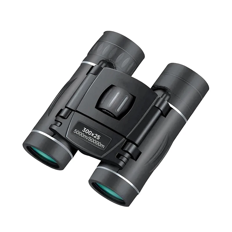 300X25 Portable Hd Zoom 5000M/50000M Binoculars Telescope Powerful Folding Long-Distance Vision Hunting Outdoor Camping Sports