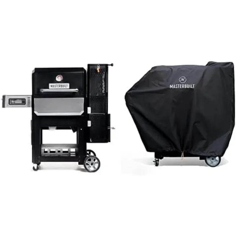 

NEW Gravity Series 800 Digital Charcoal Griddle Grill Combo + Cover Bundle