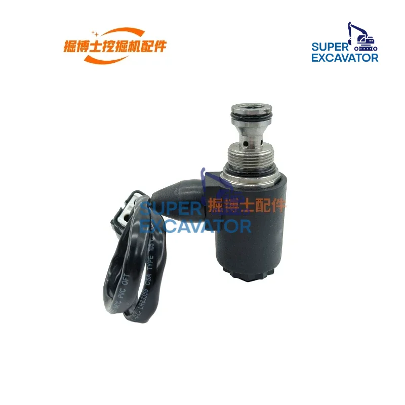 For Komatsu Loader WA320-3Short pilot rotary rotary solenoid valve assembly solenoid coil Excavator