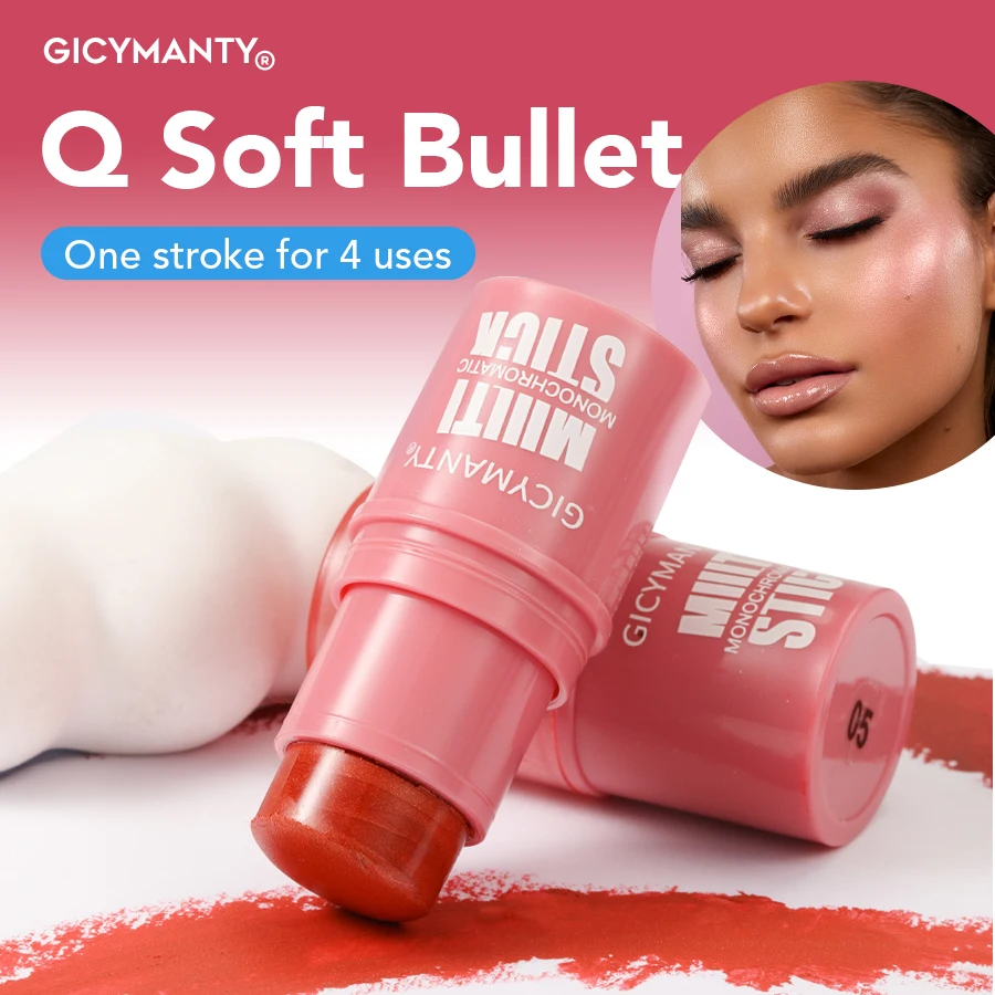 멀티 스틱 파우더 블러셔 페이스 리페어 섀도우 하이라이트 3 in 1 립글레이즈 립스틱 원스틱 멀티 페이스트