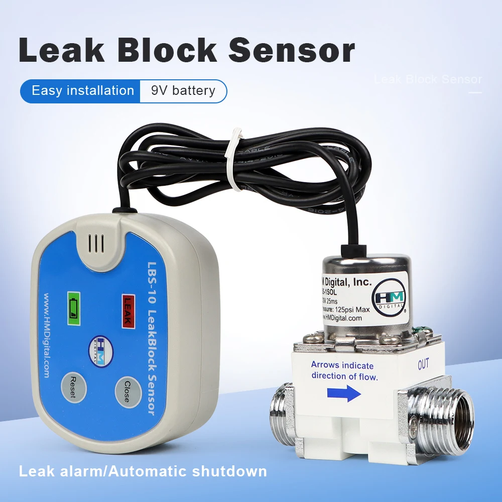 Smart Water Leak Sensor Water Leakage Alarm Overflow Level Detector Flood Protection Automatic Shutdown