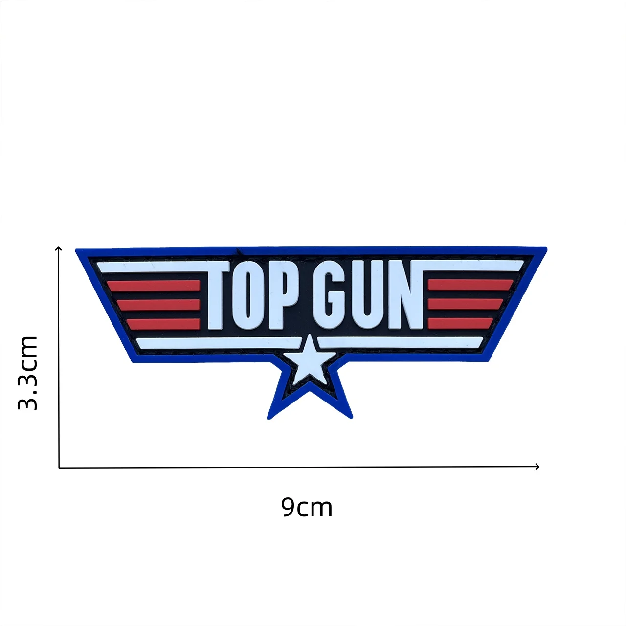 Custom Brand Logo PVC Clothes Patches Pilot Armband Medical Rescue Morale Sticker Tactical Backpack Hook Loop Badge