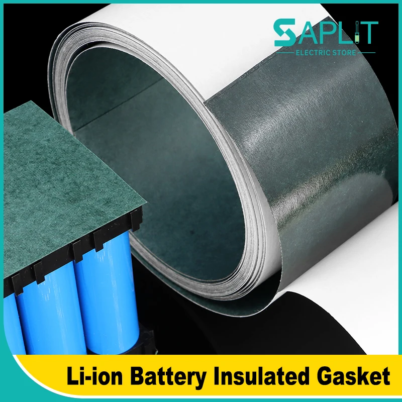 

1~50m Width 25 ~ 500mm With Adhesive Glue Barley Paper Insulation Gasket for 18650 21700 Li-ion Battery Pack Cell Insulated Pads