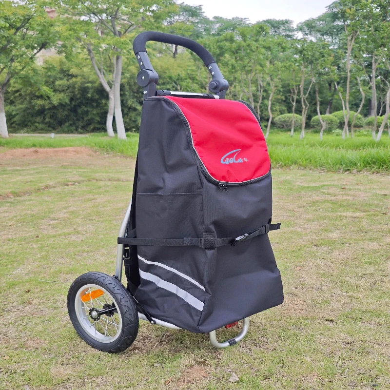 

Многофункциональный прицеп для велосипеда из алюминиевого сплава, съемный, двойного назначения, для перевозки грузов, аксессуары для велосипедов