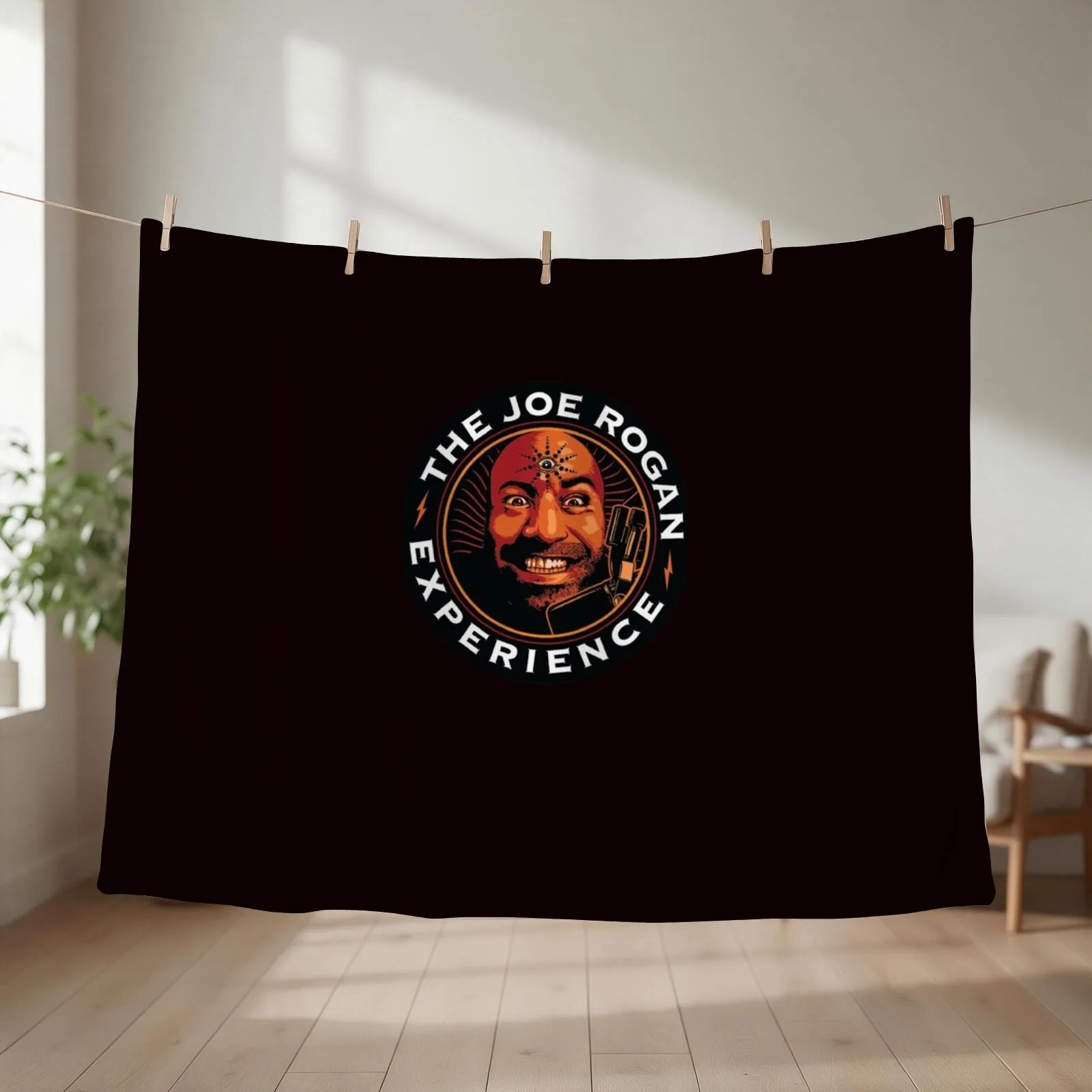 JRE Joe Rogan Experience Podcast Logo Classic Throw Blanket