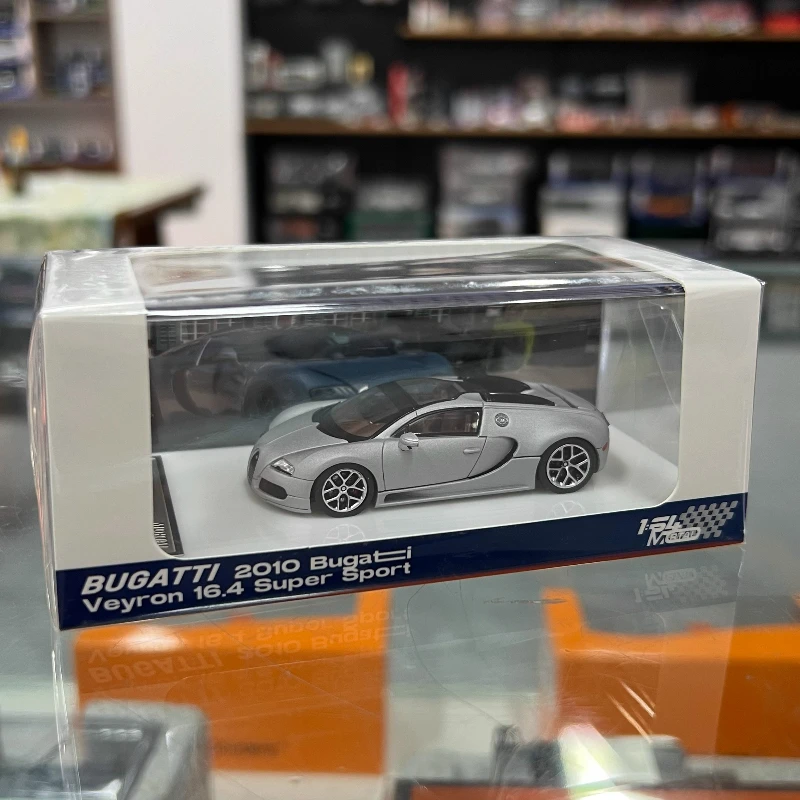 โมเดลรถบูกัตติ เวย์รอน อัลลอยด์ ของเล่นรถเหล็กหล่อ ขนาด 1:64 ของขวัญ