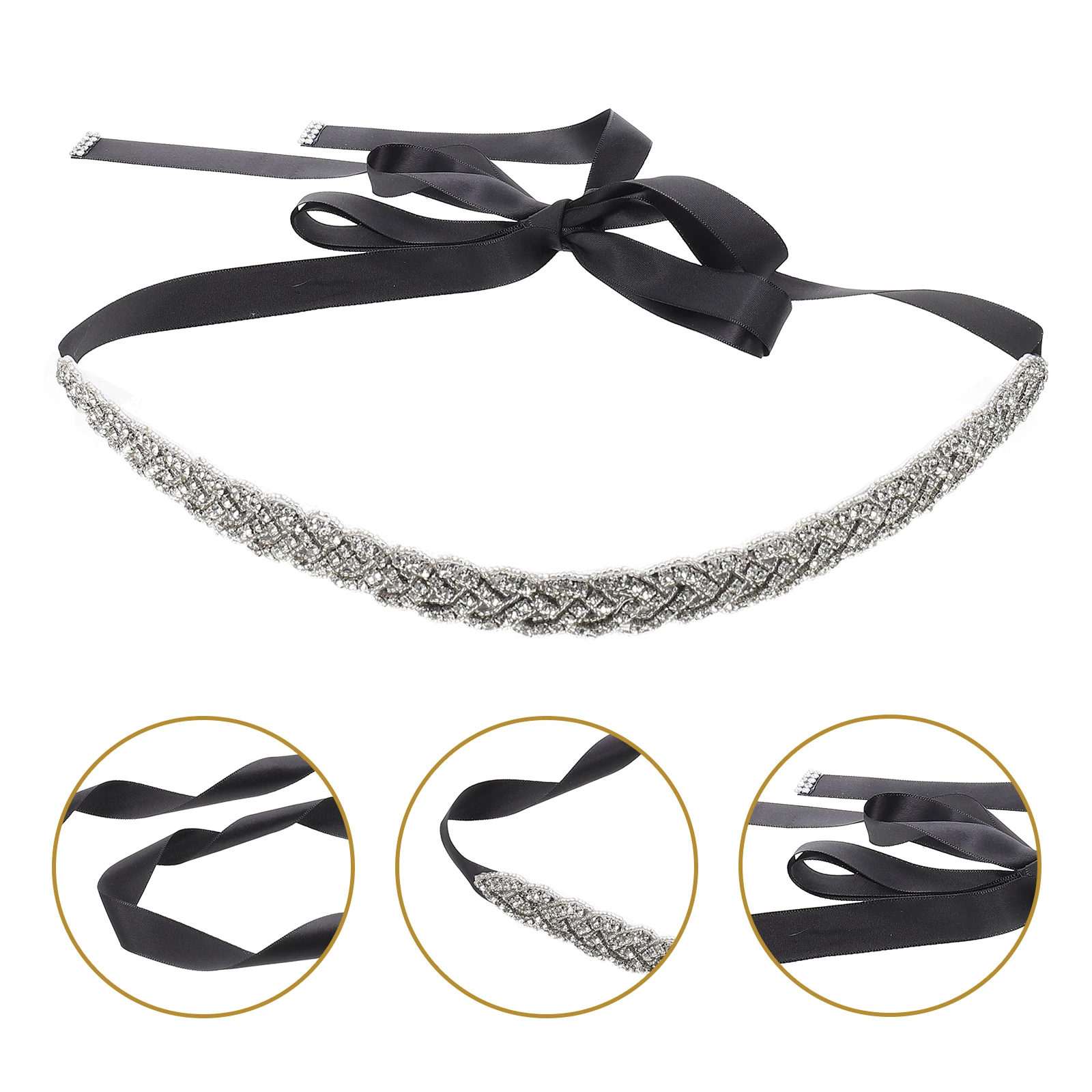 

Wedding Rhinestone Waist Belt Elegant Bridal Belt Sparkling Waistband for Wedding Dress Evening Party Rhinestone Waistband