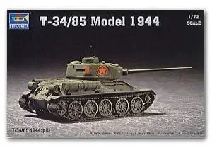 

Трубач 1/72, советский танк T-34/85 времен Второй мировой войны, 1944 г., военная сборная модель, бронеавтомобиль 07207