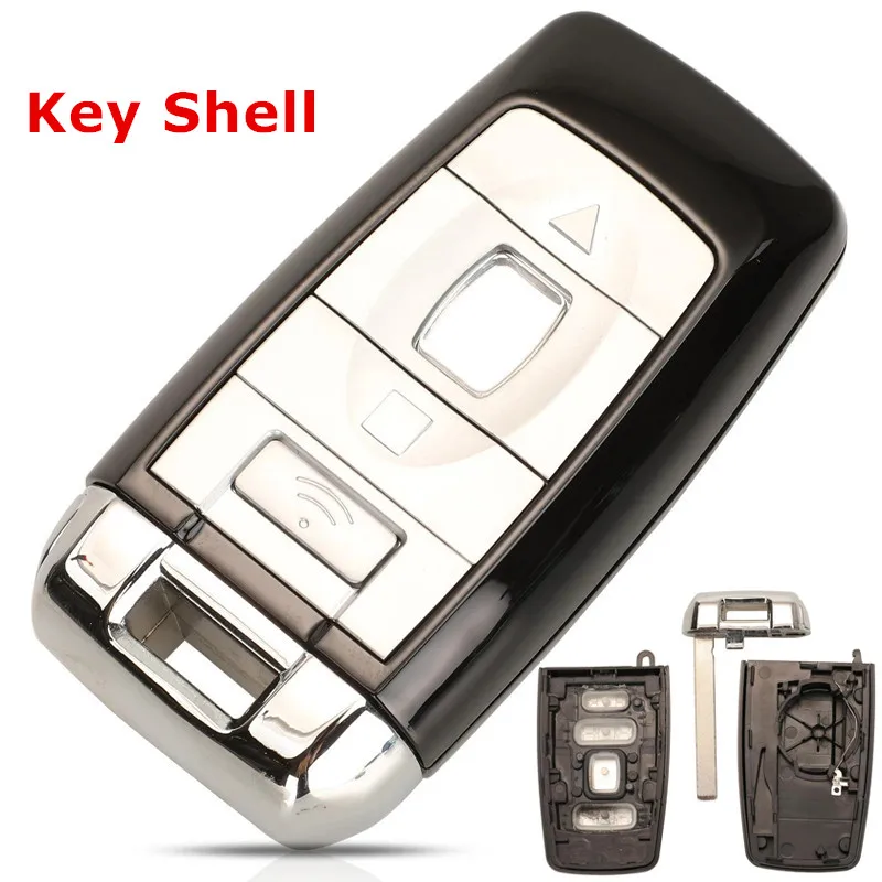 

KEYECU Replacement Smart Remote Car Key Shell Case 4Button for Rolls-Royce Phantom Style CAS4 2009-2016