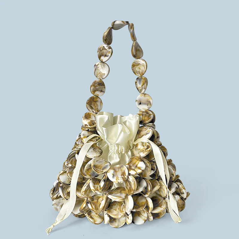 

Handmade Acrylic Clutch Evening Bags For Women Luxury Designer Handbags Purses 2026 New In With Inner Pocket Hollow Small Wrist