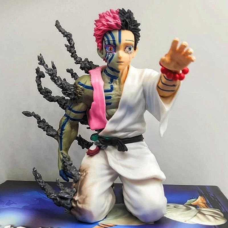 

В наличии 13 см Demon Slayer Akaza Hakuji аниме фигурка модель куклы фигурка ПВХ украшения периферийные устройства настольный орнамент игрушка