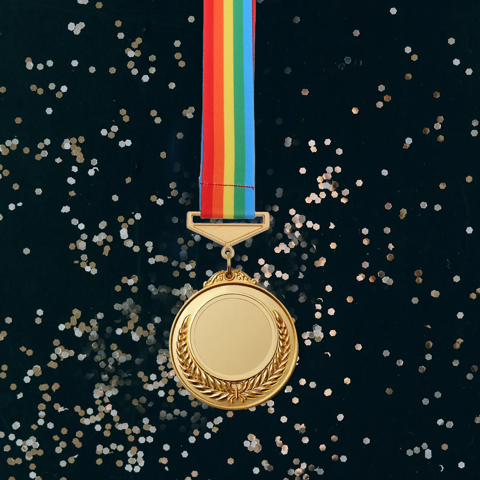 

Набор из 2-х ленточных медалей с лентами для награждения, стильные ленты для награждения, церемоний поощрения, соревнований, вечеринок и мероприятий