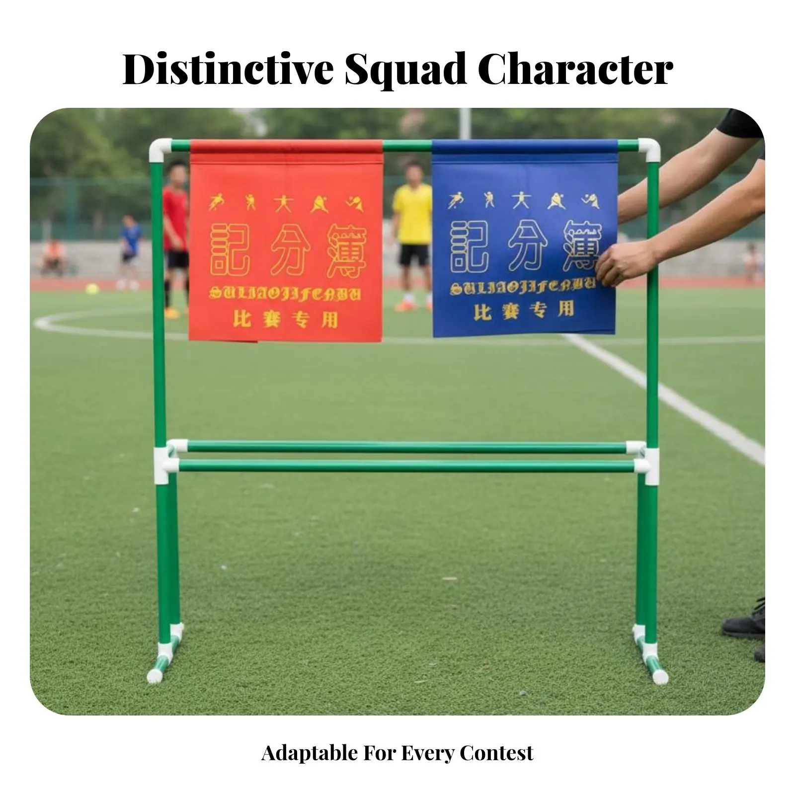 

Freestanding Flip Scoreboard Versatile-Sport Use Manual Flip Scoreboard High Visibility Portable for Referees, Tournaments