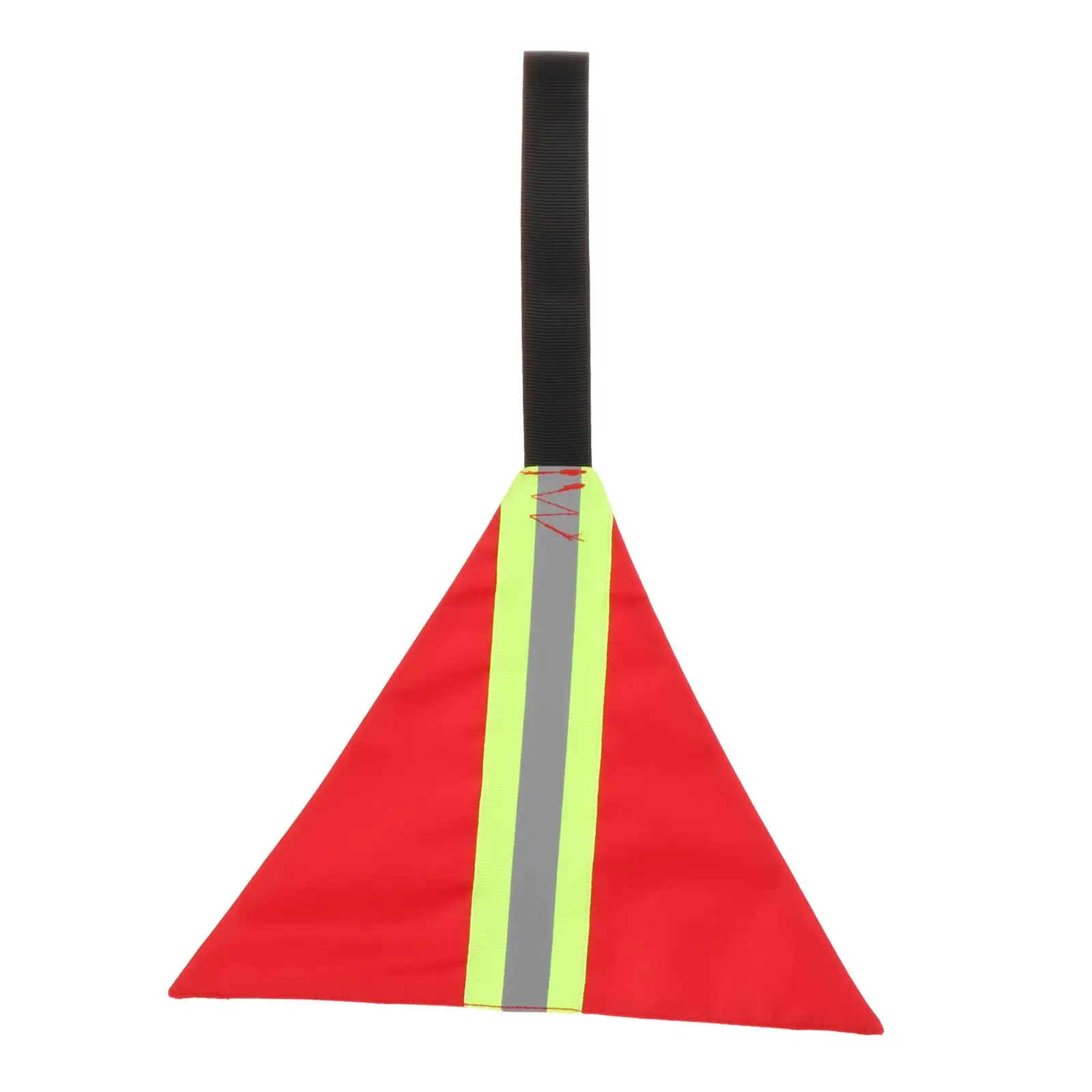 Reflective Kayak Tow Flag with Webbing Strap High Visibility Oxford Cloth Safe Travel Sign for Canoe Boating