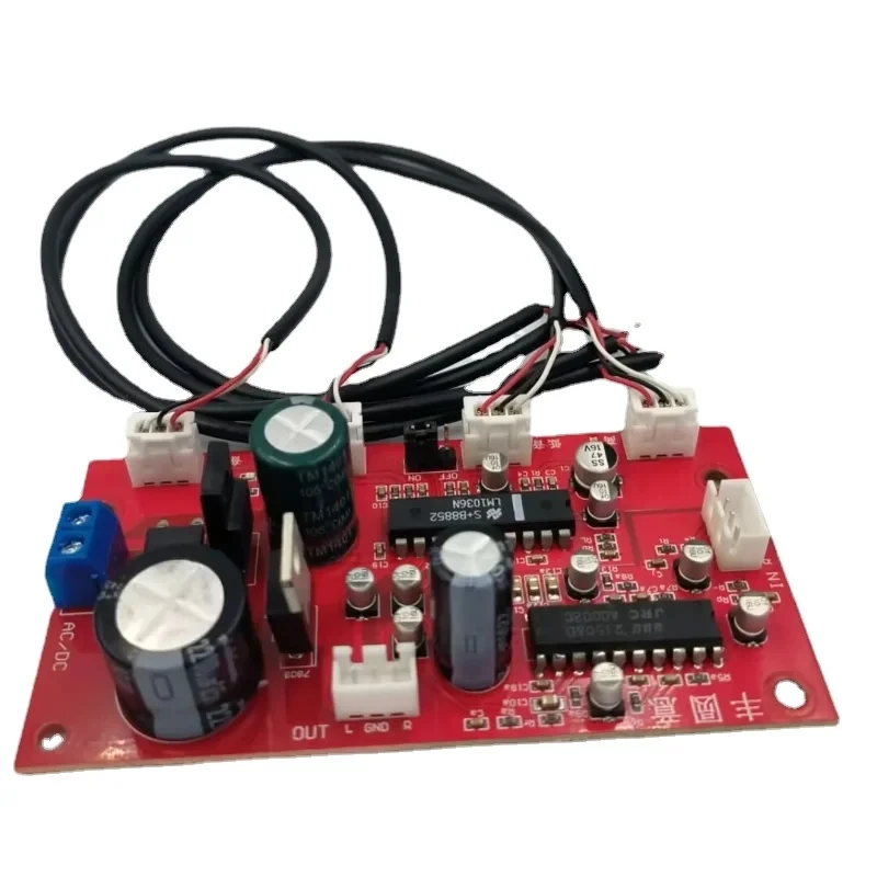 SOTAMIA LM1036 JRC2150BBE Home Theater Amplifier Preamplifier Board Hifi Audiophile Tone Board With Tweeter Bass Vol Adjustment