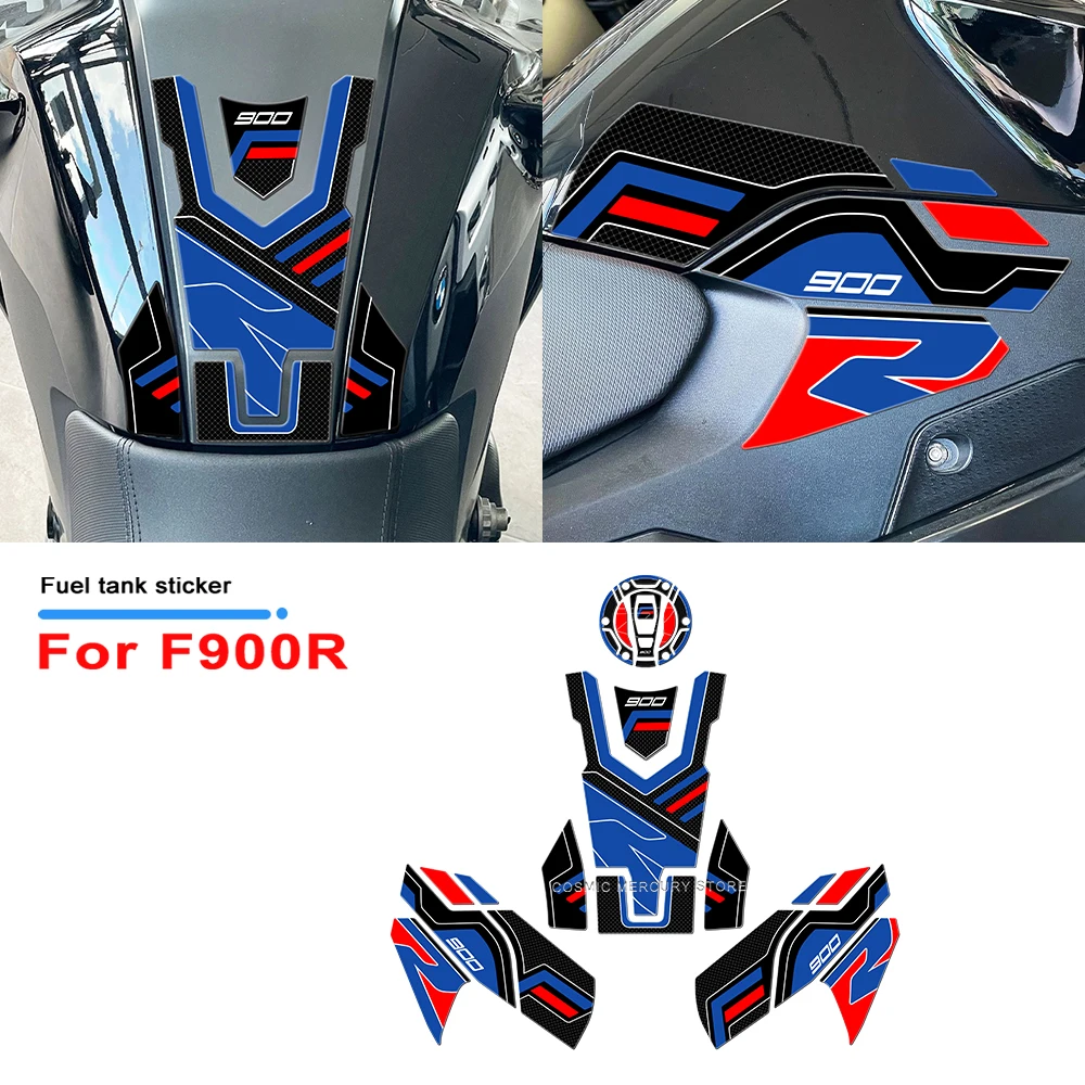 

For F900R F 900 R F900 R Motorcycle side fuel tank pad Protector Stickers Protection Pads Pad Side Sticker