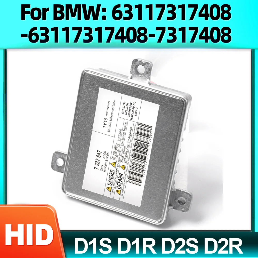 35W HID Xenon Headlight Ballast Control Unit Module D1S D1R D2S D2R Xenon Light Ballast For BMW: 63117317408-63117317408-7317408