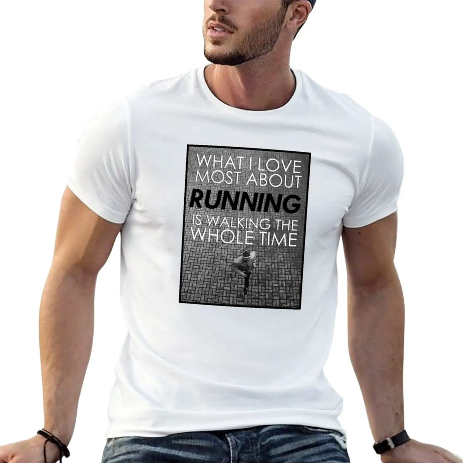 Lo que más me encanta de la camiseta Running Shirt, camiseta divertida para correr, camiseta para hombre, camiseta 100% algodón, camiseta de algodón para hombre
