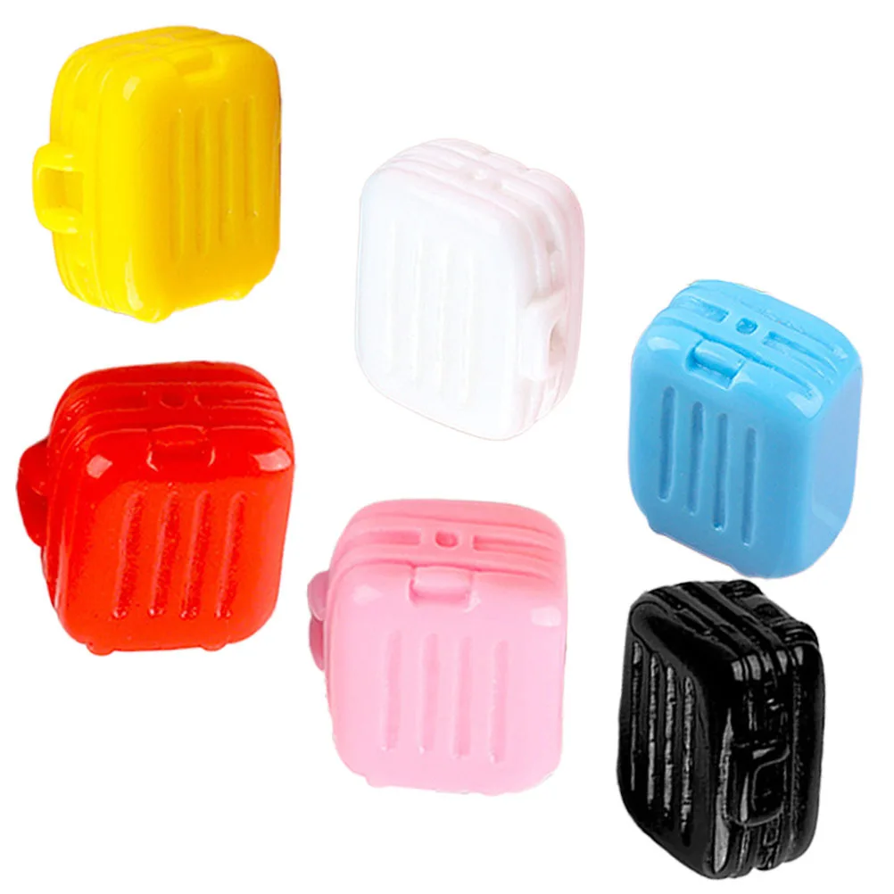

6pcs Mini For House Decor Durable Vintage Style Miniature Mini House Accessory Storage Case Room Layout Accessories
