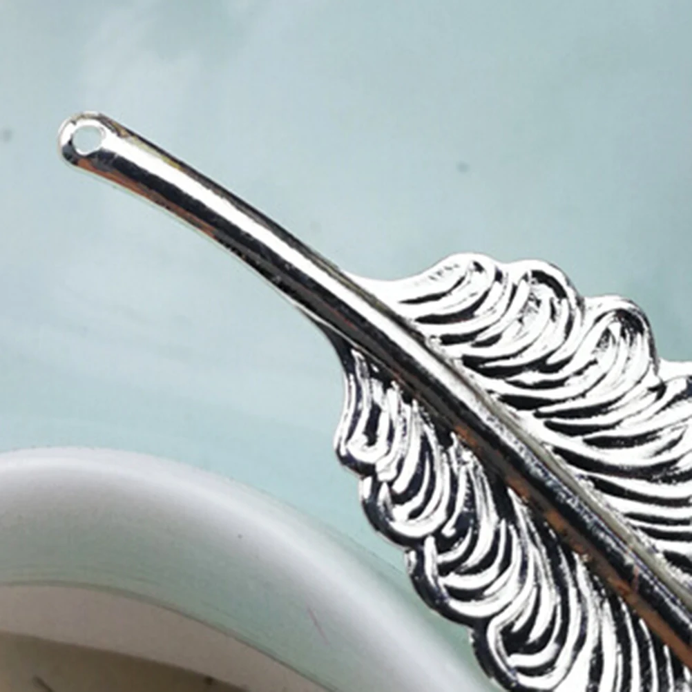 5 قطعة الإشارات المرجعية المعدنية بلوم المرجعية النحاس المضادة للصدأ المحمولة متعددة الوظائف كتاب الديكور هدية ل