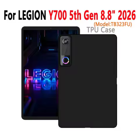 For Lenovo LEGION Y700 2026 Case 5th Generation 8.8 inch TB323FU Airbag Silicone Soft TPU Cover funda for Y700 Gen 5 8.8" Tablet