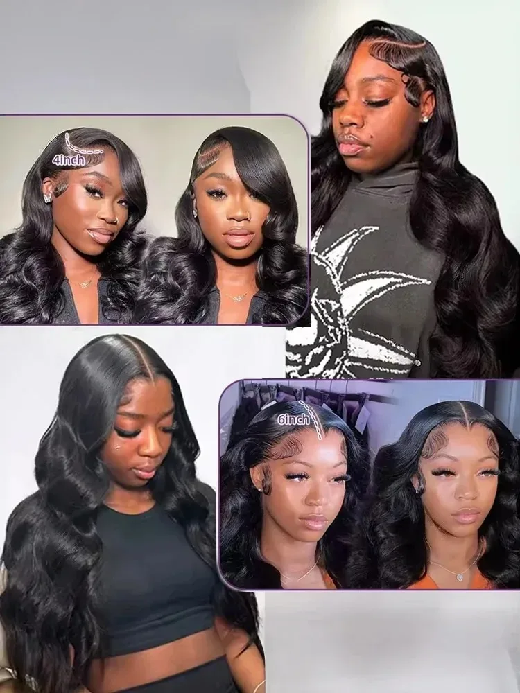 13x6 13x4 HD الدانتيل أمامي خصلات الشعر المستعار الإنسان الجسم موجة 32 34 بوصة قبل قطعها شعري طبيعي الدانتيل الجبهة الباروكات شعر الإنسان للنساء