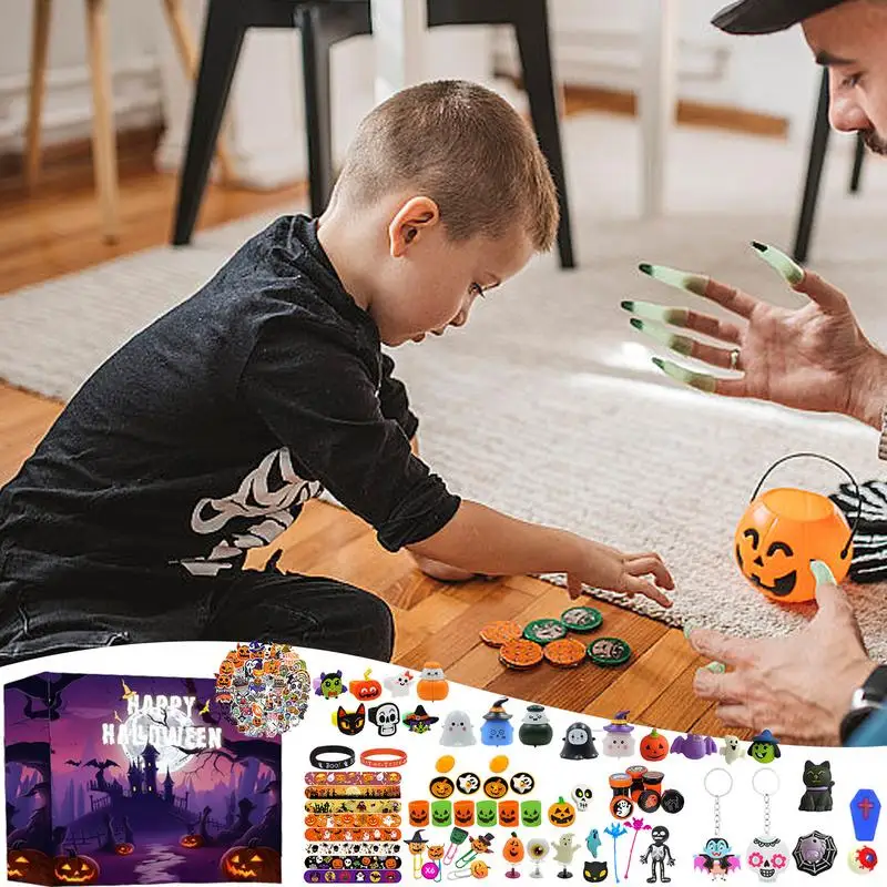 Halloween Party Favors Fidget Halloween Squeeze Toys Halloween Miniatures Goodie Bag Fillers Party Favor Set For School