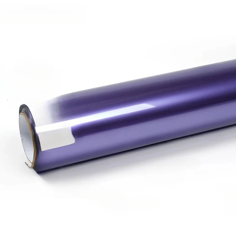 High Quality Factory Custom PET Gloss Metallic Purple Car Wrap Vinyl Film