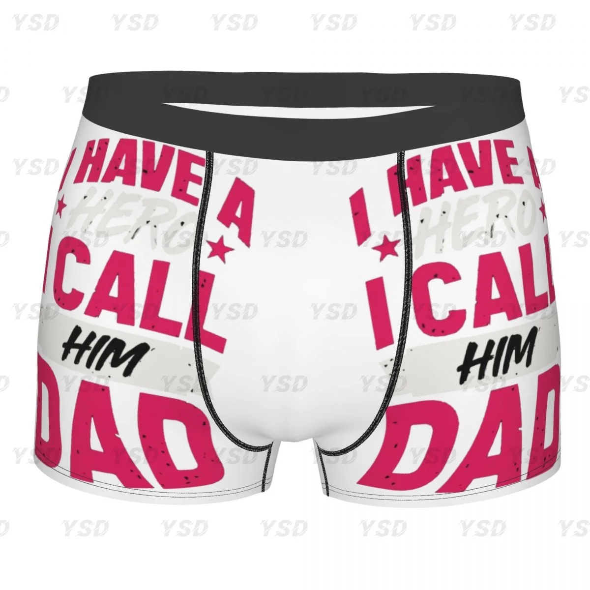 

Super Dad Men's Boxer Briefs, Highly Breathable Underwear,High Quality 3D Print Shorts Father's Day Birthday Gifts