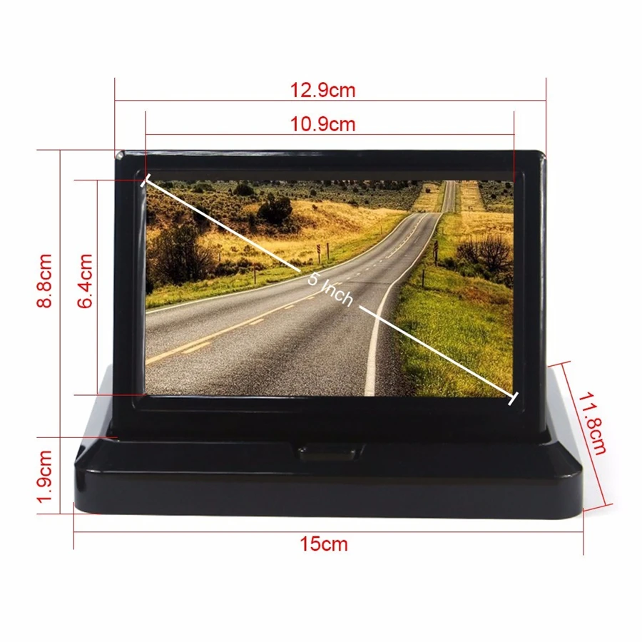 5 Inch ABS DC 6-32V TFT LCD  car Assecories Intelligent Systems Night Vision Device Car Accessories Novelty (no camera)