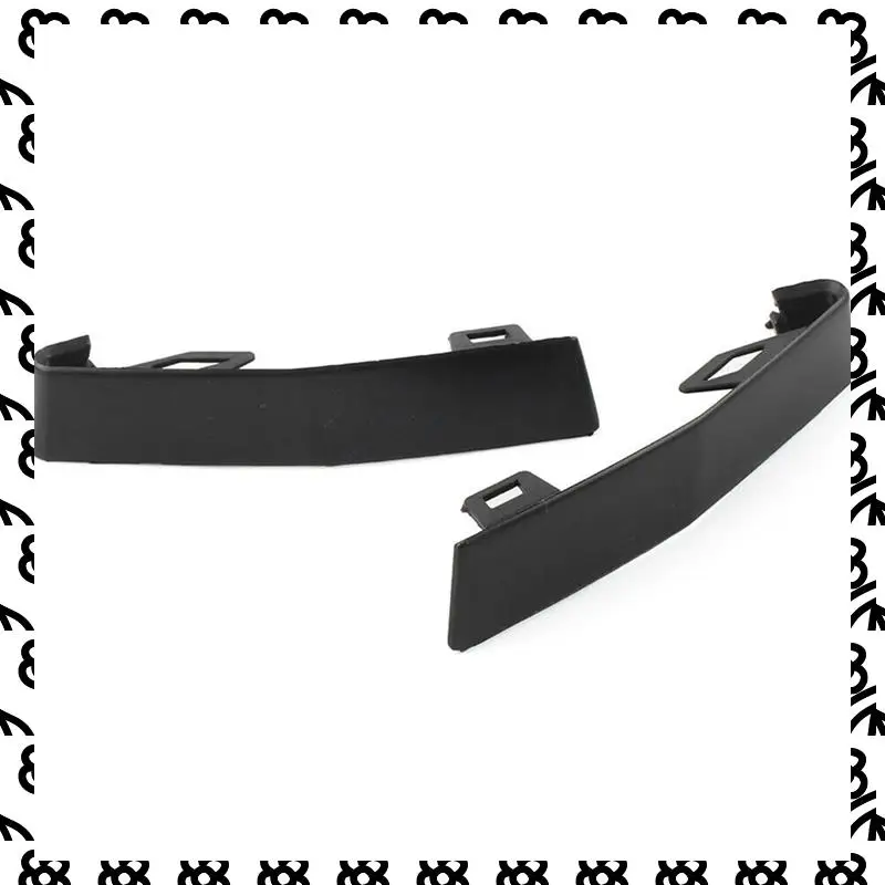 

A07I 2 шт. передний бампер автомобиля, боковая вставка, молдинг, черный ABS, подходит для Land Rover Range Rover Velar 2017-2021, R&L LR105599 LR105