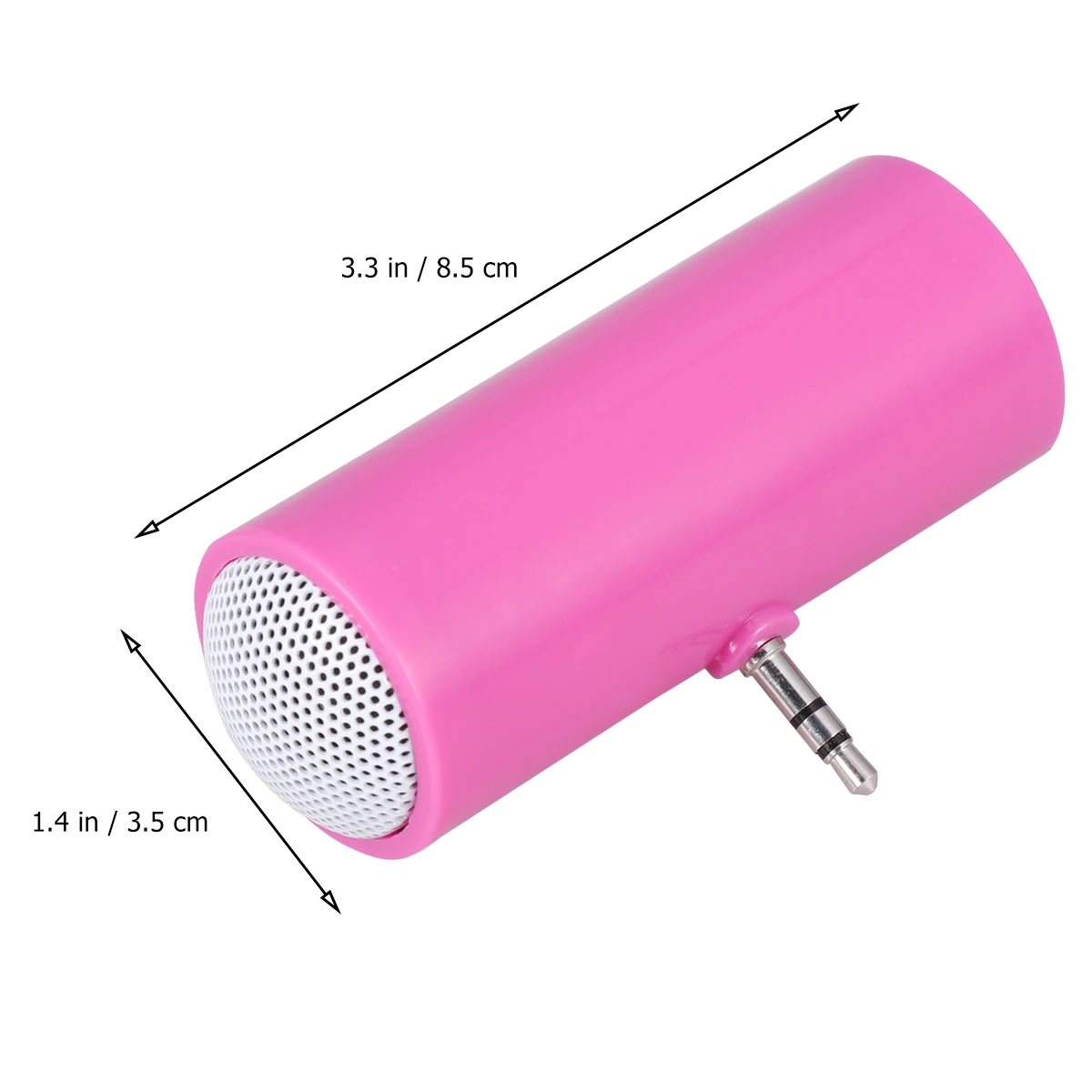 

Mini Portable Stereo For Phone Tablet 3.5Mm Audio Jack Lightweight Easy Outdoor Use Compatible With Smartphones Mp3 Pink Mini