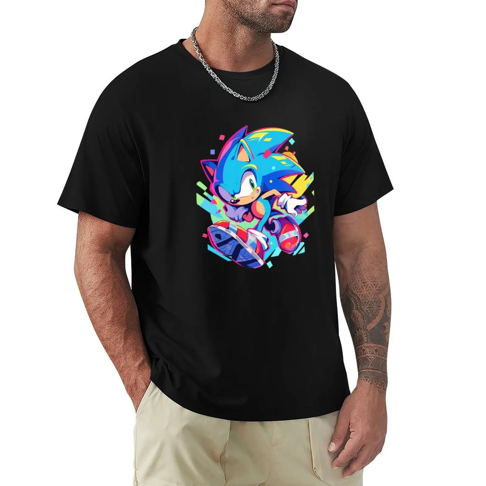 

sonic speed T-Shirt baggy shirts funny costumes graphic shirts mens t shirt graphic