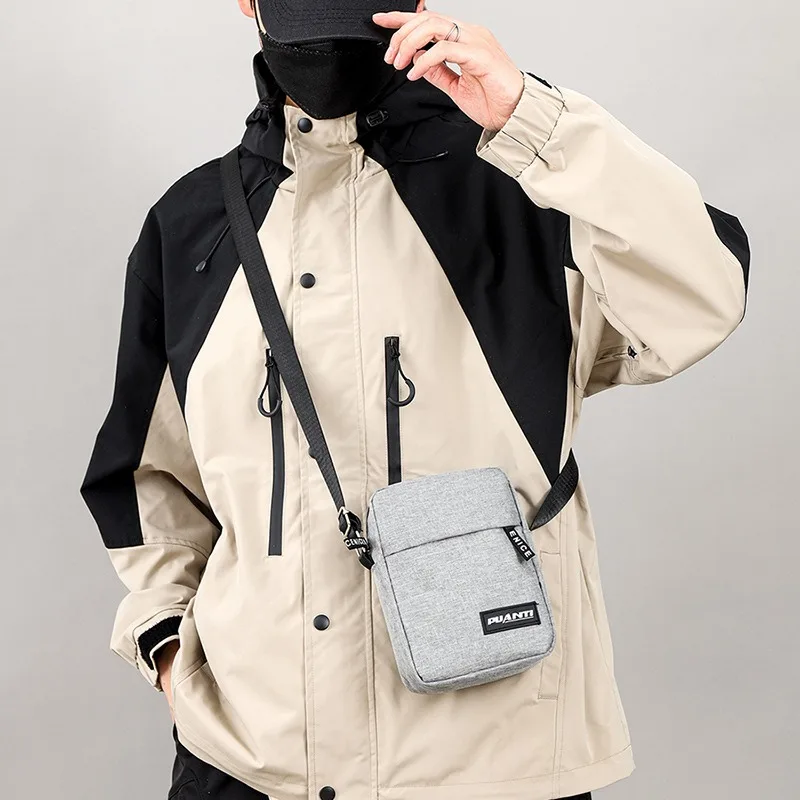 

Легкая и многофункциональная сумка для мобильного телефона, спортивная сумка через плечо, вертикальный рюкзак, мужская сумка через плечо