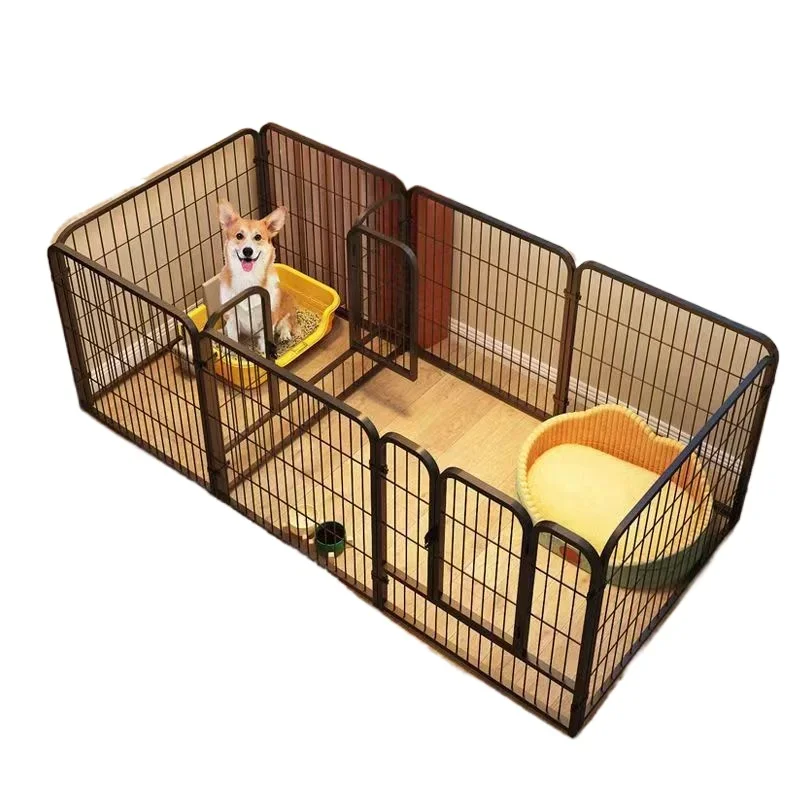 

Dog fence, indoor one room, one living room, one bathroom kennel, fence, toilet integrated dog cage, medium-sized
