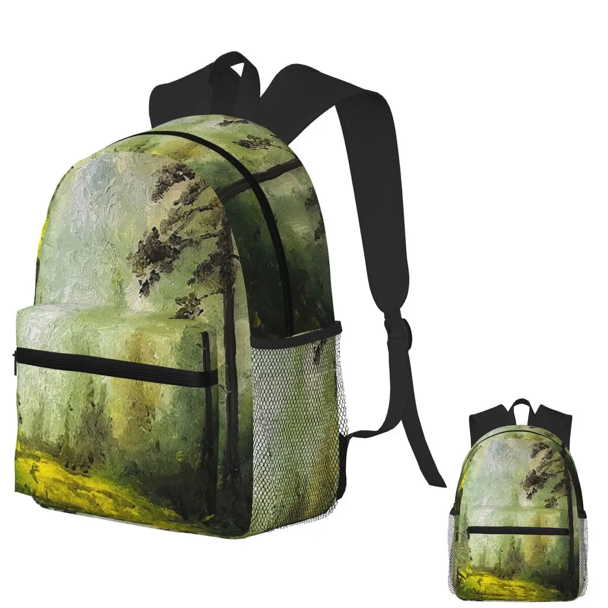

Whispering Pines Student Backpack School Bag Hiking Travel Daypack for Men Women Fashion Bookbag Shoulder Bags