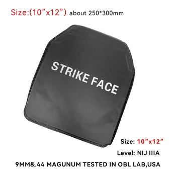 2 adet NIJ seviye 3a PE kurşun levha karşı balistik yumuşak plakalar için açık kurşun kurulu 25x30cm zırh Pane 2 adet