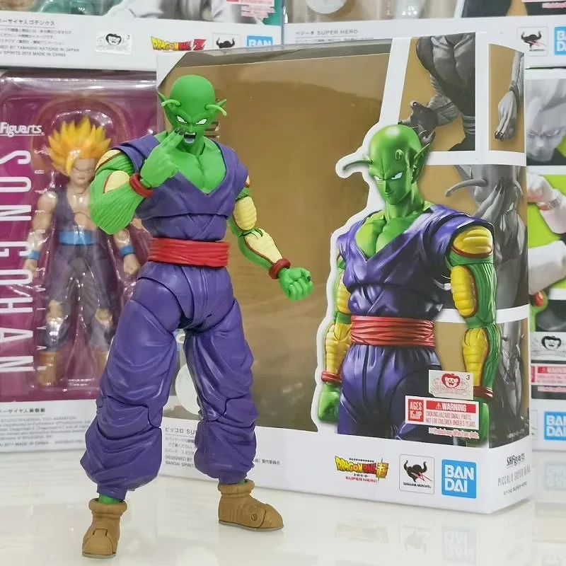 الأسهم بانداي S.H.Figuarts لعبة دراغون بول سوبر بطل Shf بيكولو بولي كلوريد الفينيل 2022 الأصلي Bd Shf بيكولو عمل نموذج لجسم لعبة هدية