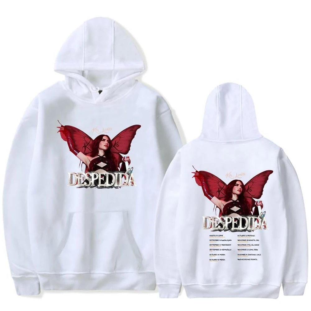 2024 Kimberly Loaiza Hoodie La Despedida Tour Merch Women Men Long Sleeve Hoodies Sweatshirts Casual Streetwear Fashion Clothes