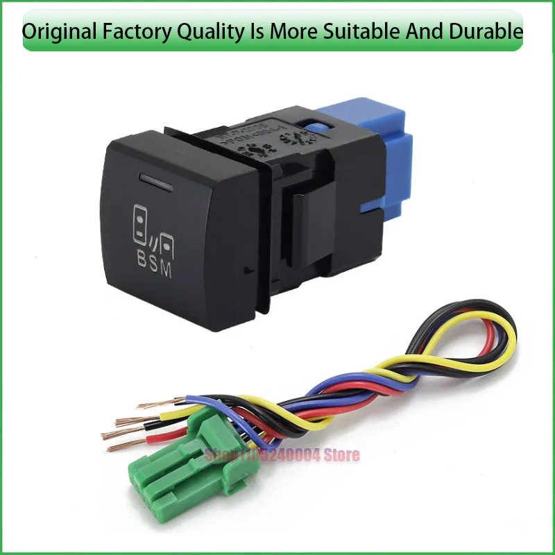 For Toyota Ralink 2019 To 2021 Steering Wheel Fan Heating Rearview BSM DRL LED Battery Power Switch Button 1PC