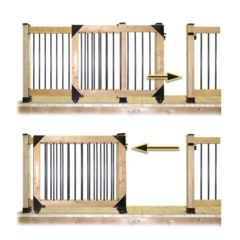 Black Sliding Door Hardware Kit Complete Roller Track Fitting Set for Wooden Cabinet Closet Barn Door Installation Accessories