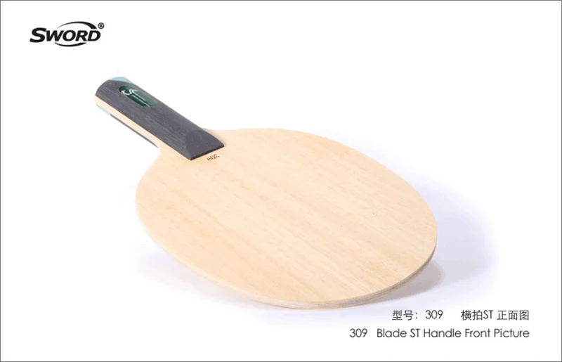 Original SWORD 309 Table Tennis Blade 9 Ply Wood Defensive Blade Soft Vibration Ping Pong Blade FL ST Handle For Chopper Player