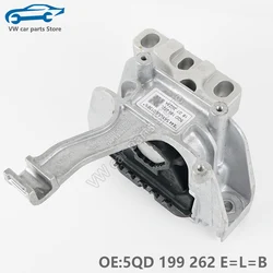 5QD199262L Engine Support Motor Mount For Audi A3 Skoda Octavia Superb Karoq VW Passat B8 NEW Tiguan Touran Golf MK7 5QD 199 262