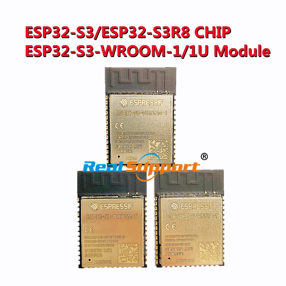 ESP32 S3 WROOM 1 ESP32-S3-WROOM-1/1U ESP32-S3-WROOM-1-N4 ESP32-S3 ESP32-S3R8 Chip 2.4 GHz Wi­Fi and BLE 5 Wireless module