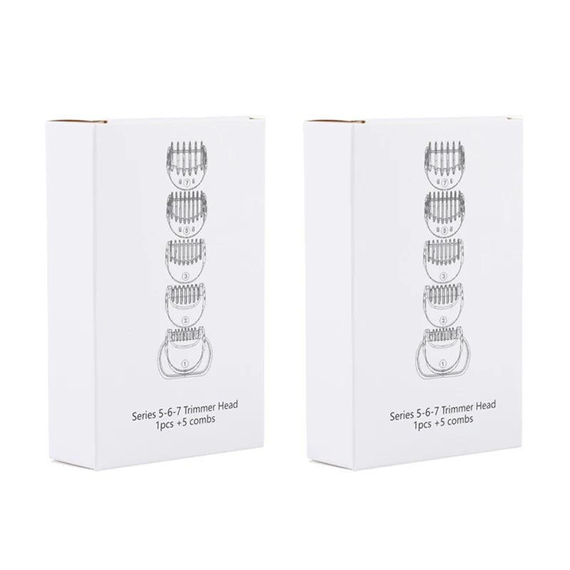 2PCS BT567 Beard Trimmer Attachment for Braun Series 5, 6 and 7 Electric Razors Shavers 5018s, 5020s, 6075cc, 7071cc, 7075cc,