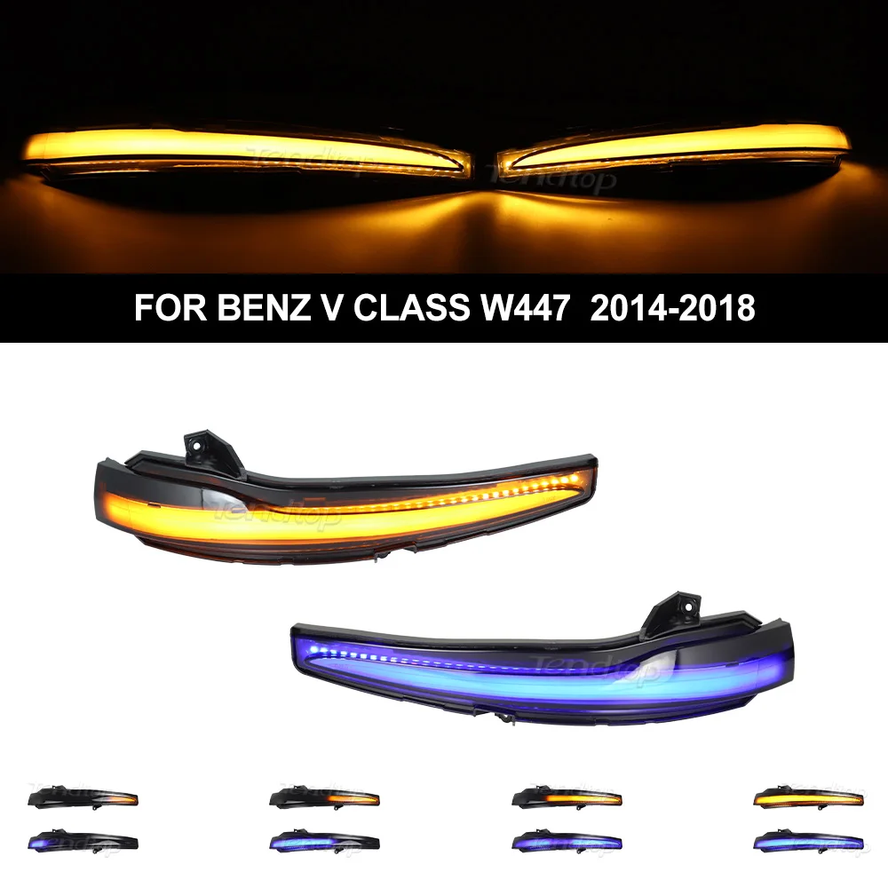 

LED Repeater Light Mirror Flashing Light Side Mirror Dynamic Turn Signal Blinker For Mercedes Benz C Class W205 E W213 S W222