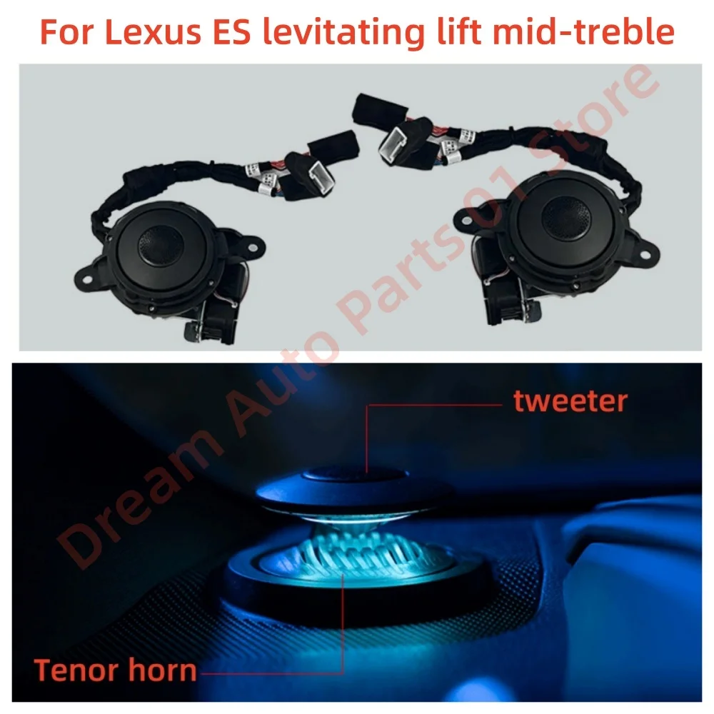 Tweeter speaker For Lexus ES Rising treble Levitating elevating treble upgrade comes with 64 colors atmosphere light Auto parts
