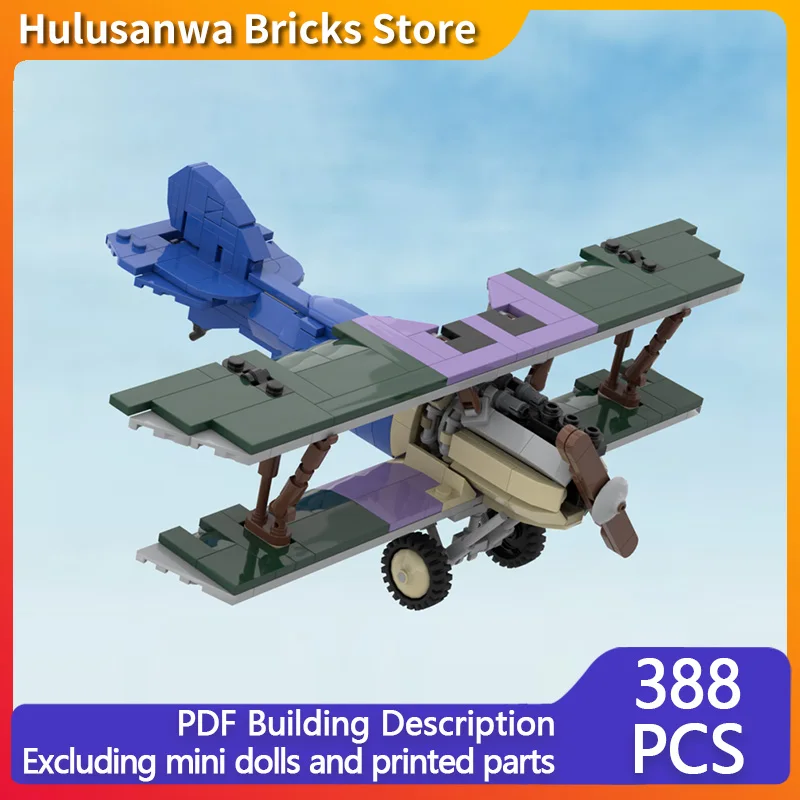 

D.III WW1 военные истребители, модель MOC, строительные кирпичи, военное оборудование, модульные технологии, подарки, праздник, сборка, детские игрушки