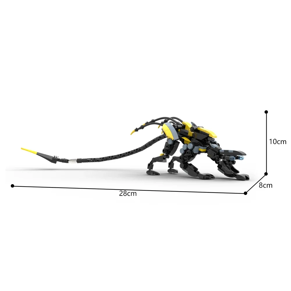 MOC Horizoneds Stalker Machine modèle blocs de construction Zeros-dawn personnages de jeu briques à monter soi-même jouet pour enfants anniversaire cadeau de noël